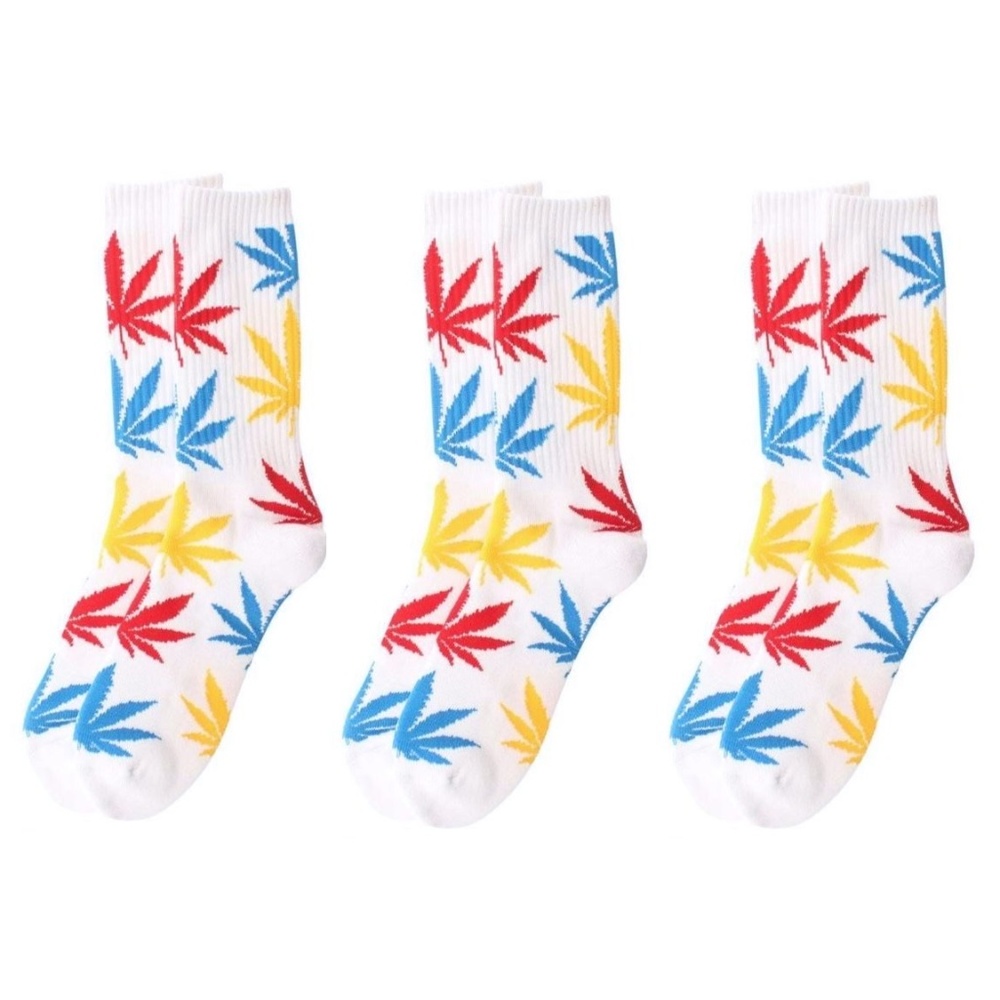 NEW WOMEN'S 3-PACK WEED SOCKS